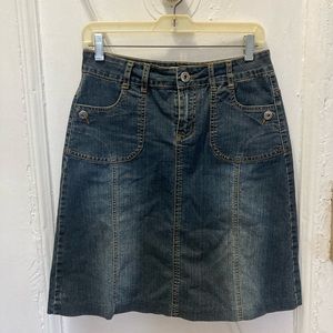 Vintage denim skirt